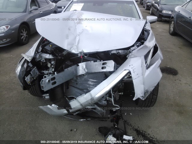 1G6AX5SS3K0132459 - 2019 CADILLAC CTS LUXURY SILVER photo 6