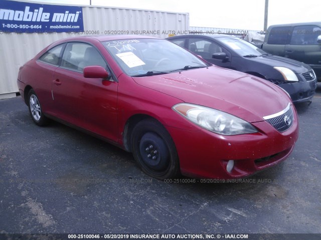 4T1CE38PX6U743182 - 2006 TOYOTA CAMRY SOLARA SE/SLE RED photo 1