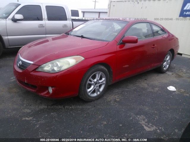 4T1CE38PX6U743182 - 2006 TOYOTA CAMRY SOLARA SE/SLE RED photo 4