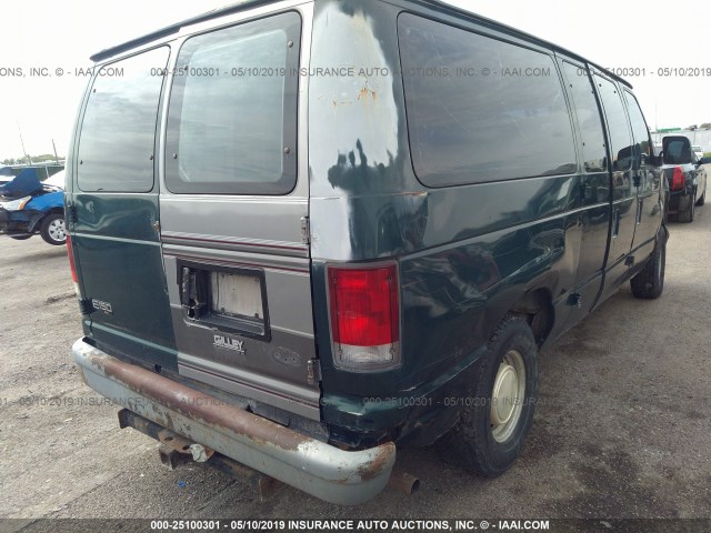 1FMRE1121XHA80656 - 1999 FORD ECONOLINE E150 WAGON GREEN photo 4