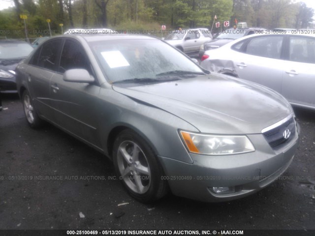 5NPEU46F57H271193 - 2007 HYUNDAI SONATA SE/LIMITED GREEN photo 1