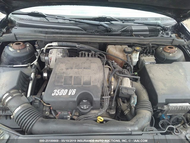 1G1ZS538X6F179419 - 2006 CHEVROLET MALIBU LS BLACK photo 10