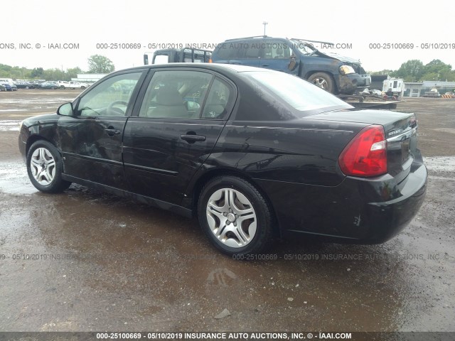 1G1ZS538X6F179419 - 2006 CHEVROLET MALIBU LS BLACK photo 3