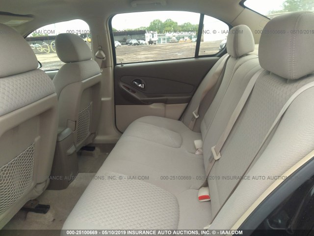 1G1ZS538X6F179419 - 2006 CHEVROLET MALIBU LS BLACK photo 8