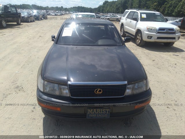 JT8UF11E1P0154323 - 1993 LEXUS LS 400 BLACK photo 5