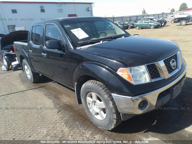 1N6AD07W37C454882 - 2007 NISSAN FRONTIER CREW CAB LE/SE/OFF ROAD BLACK photo 1