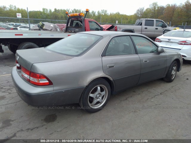 JT8BF28G510326851 - 2001 LEXUS ES 300 BEIGE photo 4