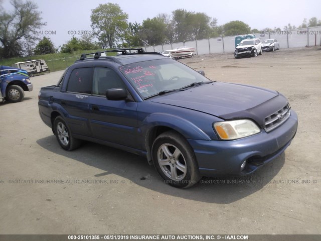 4S4BT62C757103369 - 2005 SUBARU BAJA BLUE photo 1