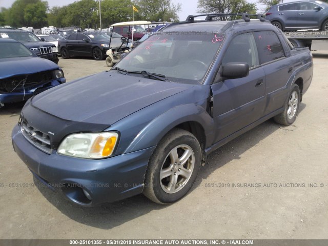 4S4BT62C757103369 - 2005 SUBARU BAJA BLUE photo 6