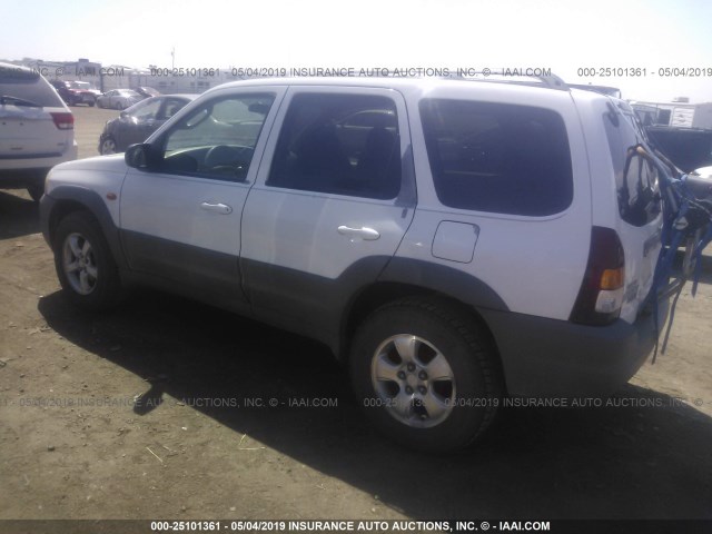 4F2YU06111KM16345 - 2001 MAZDA TRIBUTE DX 白色 照片 3