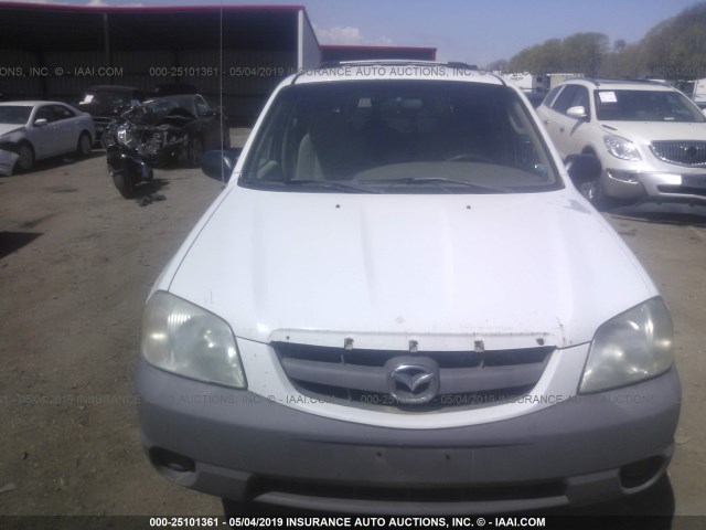 4F2YU06111KM16345 - 2001 MAZDA TRIBUTE DX 白色 照片 6