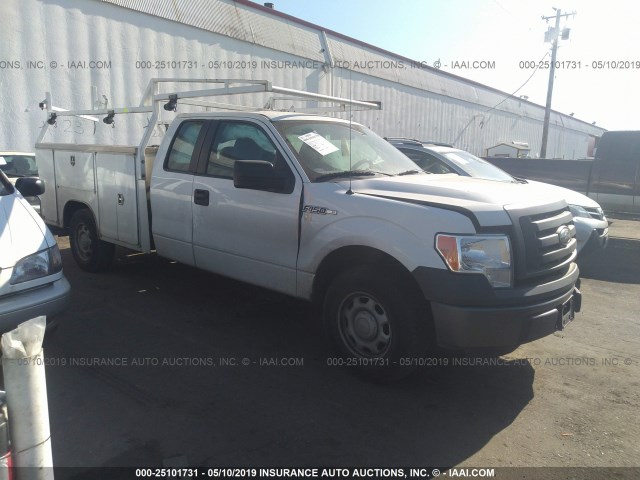 1FTVX1CF7CKD97934 - 2012 FORD F150 SUPER CAB WHITE photo 1