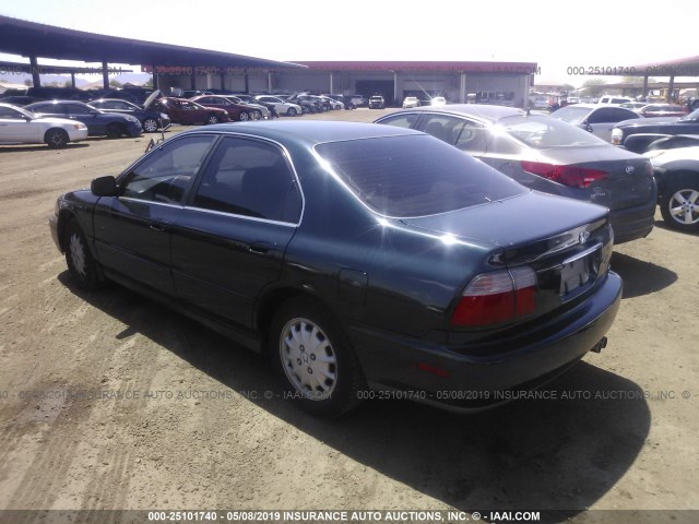 1HGCD5650TA244863 - 1996 HONDA ACCORD EX/EX-R GREEN photo 3