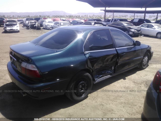 1HGCD5650TA244863 - 1996 HONDA ACCORD EX/EX-R GREEN photo 4