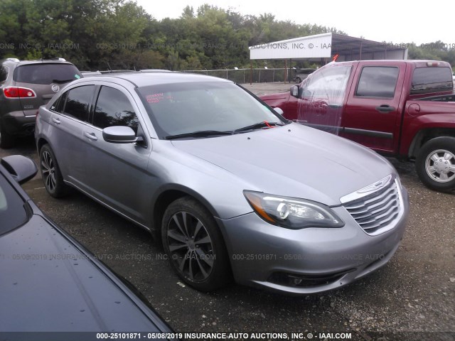 1C3CCBBBXDN651454 - 2013 CHRYSLER 200 TOURING SILVER photo 1