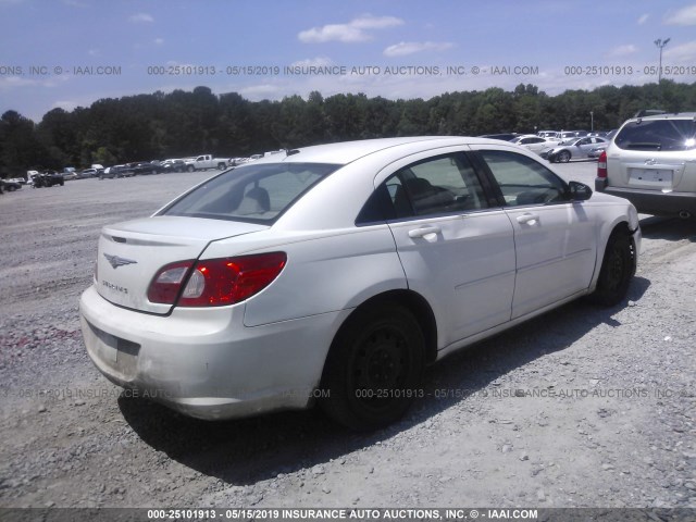 1C3LC46K58N151861 - 2008 CHRYSLER SEBRING LX WHITE photo 4