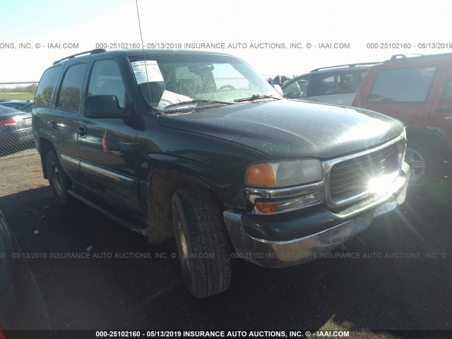 1GKEK13TX1J258912 - 2001 GMC YUKON GREEN photo 1