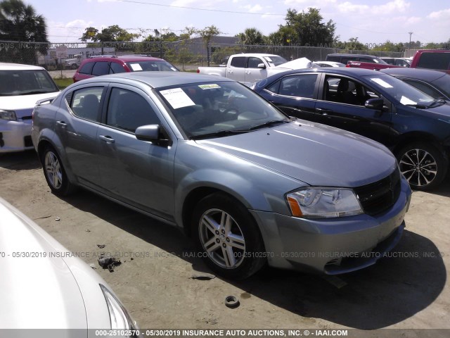 1B3CC5FB6AN231730 - 2010 DODGE AVENGER R/T GRAY photo 1