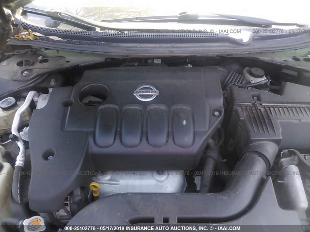 1N4AL21E08N418970 - 2008 NISSAN ALTIMA 2.5/2.5S BLACK photo 10