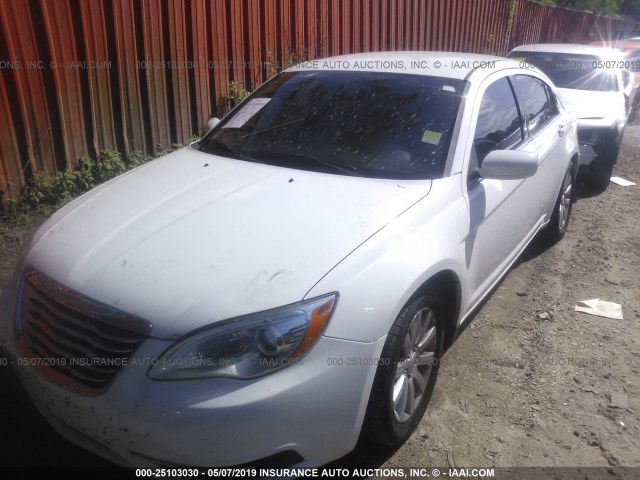 1C3CCBBG3EN114762 - 2014 CHRYSLER 200 TOURING WHITE photo 2