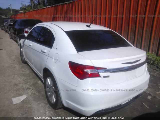 1C3CCBBG3EN114762 - 2014 CHRYSLER 200 TOURING WHITE photo 3