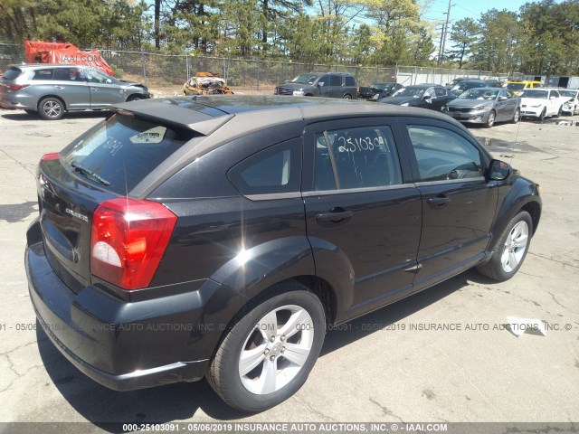 1B3CB3HA2AD566162 - 2010 DODGE CALIBER MAINSTREET BLACK photo 4