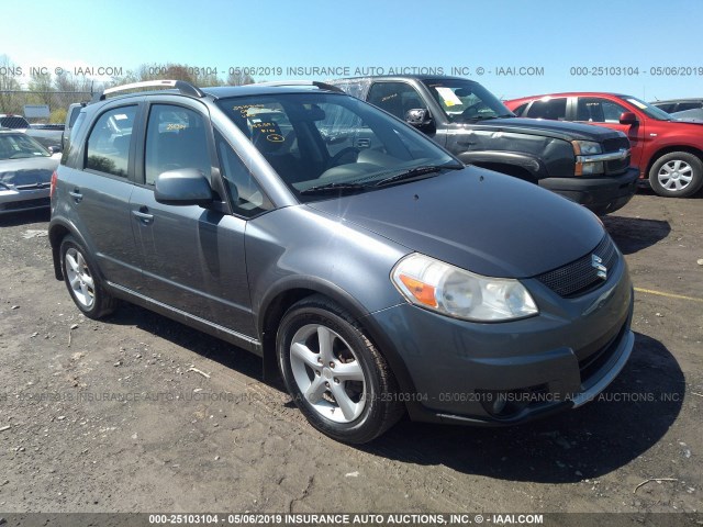 JS2YB417X85104645 - 2008 SUZUKI SX4 TOURING GRAY photo 1