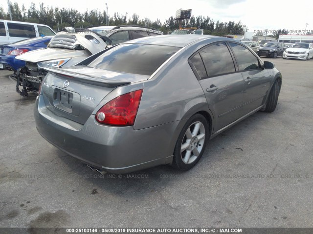 1N4BA41E47C853166 - 2007 NISSAN MAXIMA SE/SL BLUE photo 4