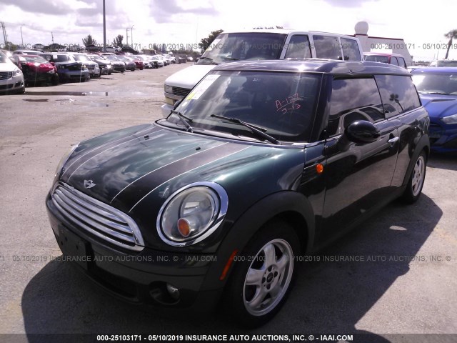 WMWML3C50ATX36872 - 2010 MINI COOPER CLUBMAN GREEN photo 2