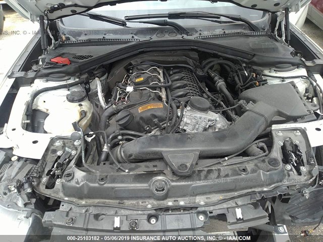 WBA3X9C58ED152786 - 2014 BMW 335 XIGT WHITE photo 10