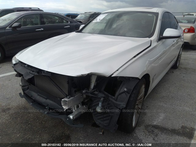 WBA3X9C58ED152786 - 2014 BMW 335 XIGT WHITE photo 6