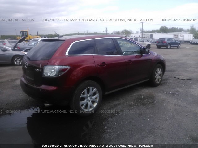 JM3ER29LX90232677 - 2009 MAZDA CX-7 RED photo 4