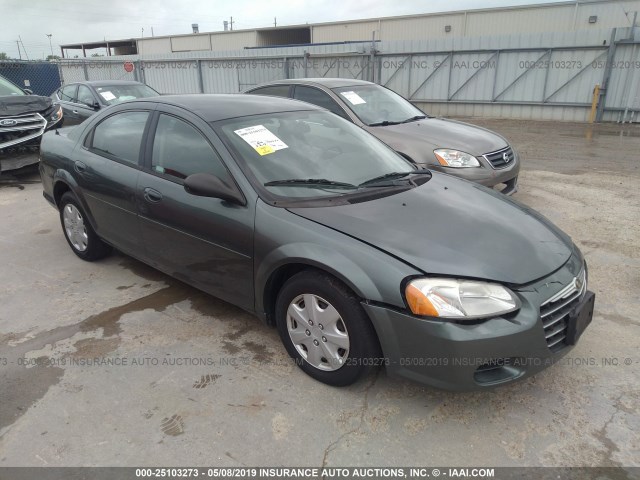 1C3EL46XX4N184028 - 2004 CHRYSLER SEBRING LX GRAY photo 1