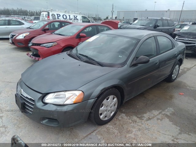 1C3EL46XX4N184028 - 2004 CHRYSLER SEBRING LX GRAY photo 2