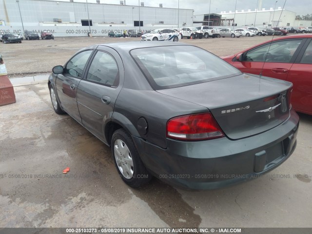 1C3EL46XX4N184028 - 2004 CHRYSLER SEBRING LX GRAY photo 3