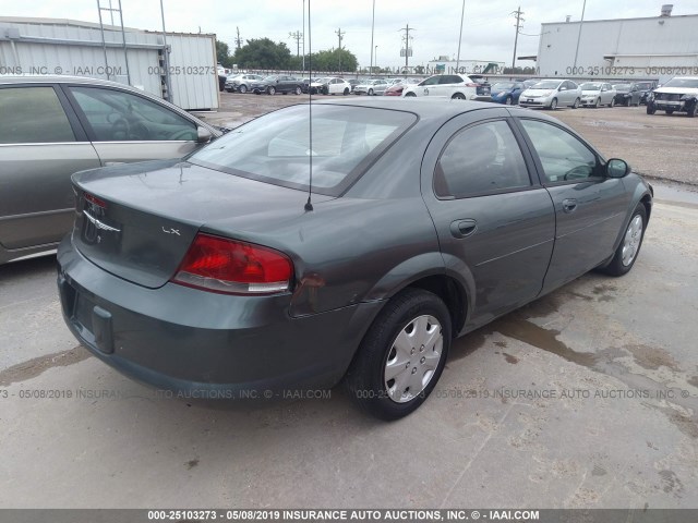 1C3EL46XX4N184028 - 2004 CHRYSLER SEBRING LX GRAY photo 4