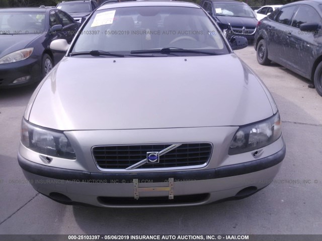 YV1RS61T332247223 - 2003 VOLVO S60 GOLD photo 6