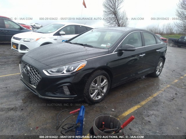 5NPE34AF2KH774473 - 2019 HYUNDAI SONATA LIMITED/SEL/SPORT BLACK photo 2