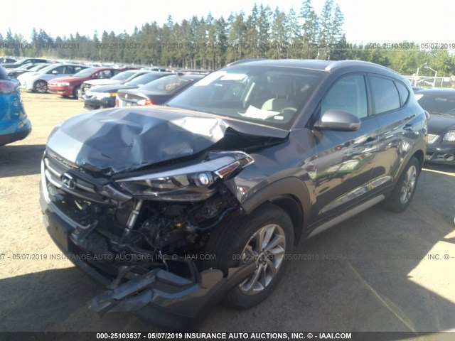 KM8J33A47JU682816 - 2018 HYUNDAI TUCSON LIMITED/SPORT AND ECO/SE BLACK photo 2