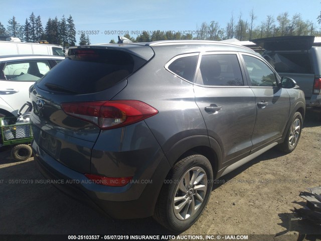 KM8J33A47JU682816 - 2018 HYUNDAI TUCSON LIMITED/SPORT AND ECO/SE BLACK photo 4