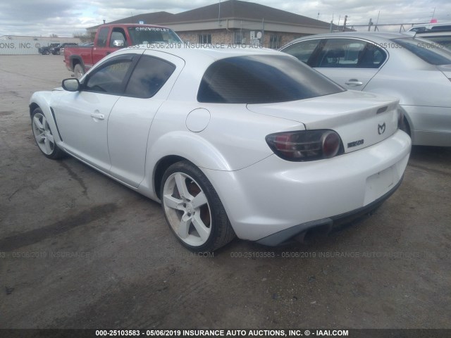 JM1FE17N450158447 - 2005 MAZDA RX8 WHITE photo 3