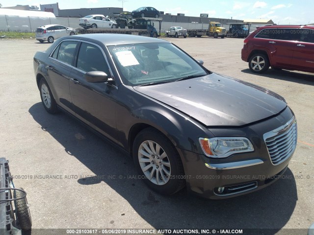 2C3CCAAG1EH179095 - 2014 CHRYSLER 300 GRAY photo 1