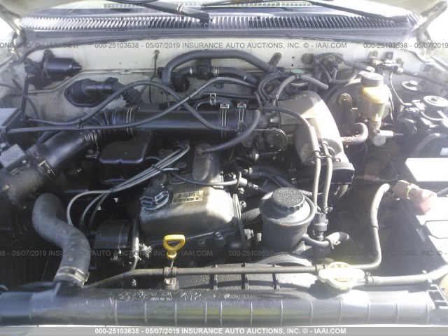 4TAWM72N0TZ126130 - 1996 TOYOTA TACOMA XTRACAB WHITE photo 10