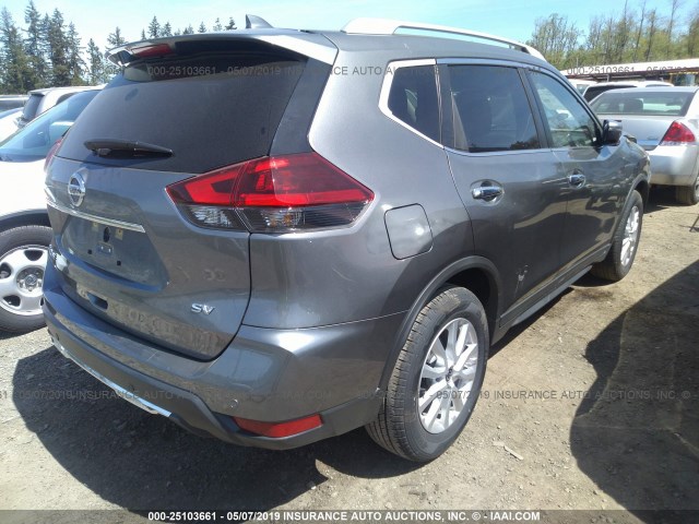 KNMAT2MTXKP533981 - 2019 NISSAN ROGUE S/SV GRAY photo 4