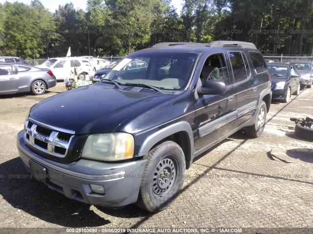 4NUET16S556700231 - 2005 ISUZU ASCENDER S/LS/LIMITED BLACK photo 2