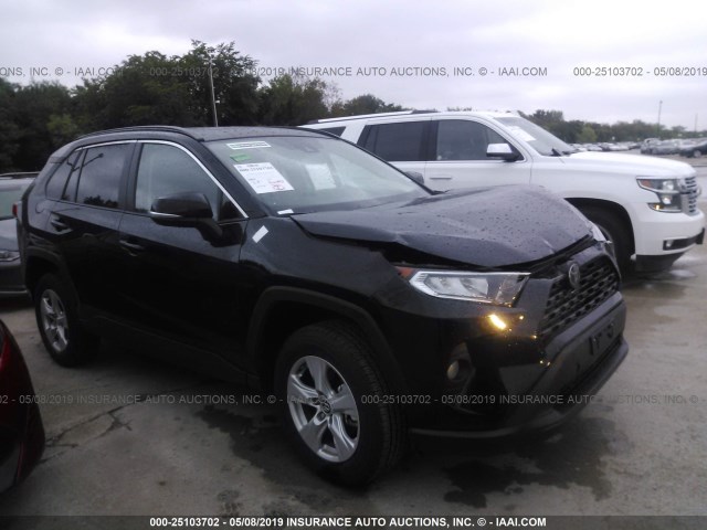 2T3W1RFV7KW013650 - 2019 TOYOTA RAV4 XLE/XLE PREMIUM BLACK photo 1