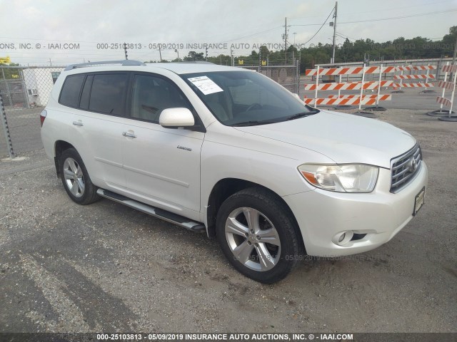 JTEDS42A882066817 - 2008 TOYOTA HIGHLANDER LIMITED WHITE photo 1