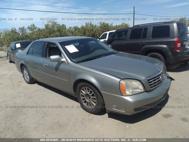 1G6KE57Y95U158505 - 2005 CADILLAC DEVILLE DHS GREEN photo 1