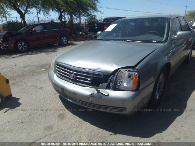 1G6KE57Y95U158505 - 2005 CADILLAC DEVILLE DHS GREEN photo 6