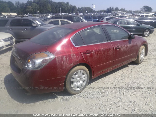 1N4AL21E19N555918 - 2009 NISSAN ALTIMA 2.5/2.5S RED photo 4